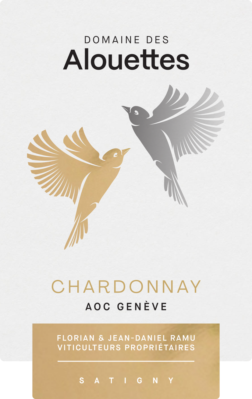Étiquette Chardonnay | Domaine des Alouettes -1242 Satigny