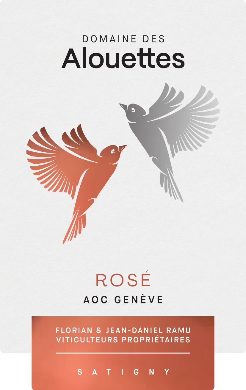 Étiquette Rosé Gamay | Domaine des Alouettes -1242 Satigny
