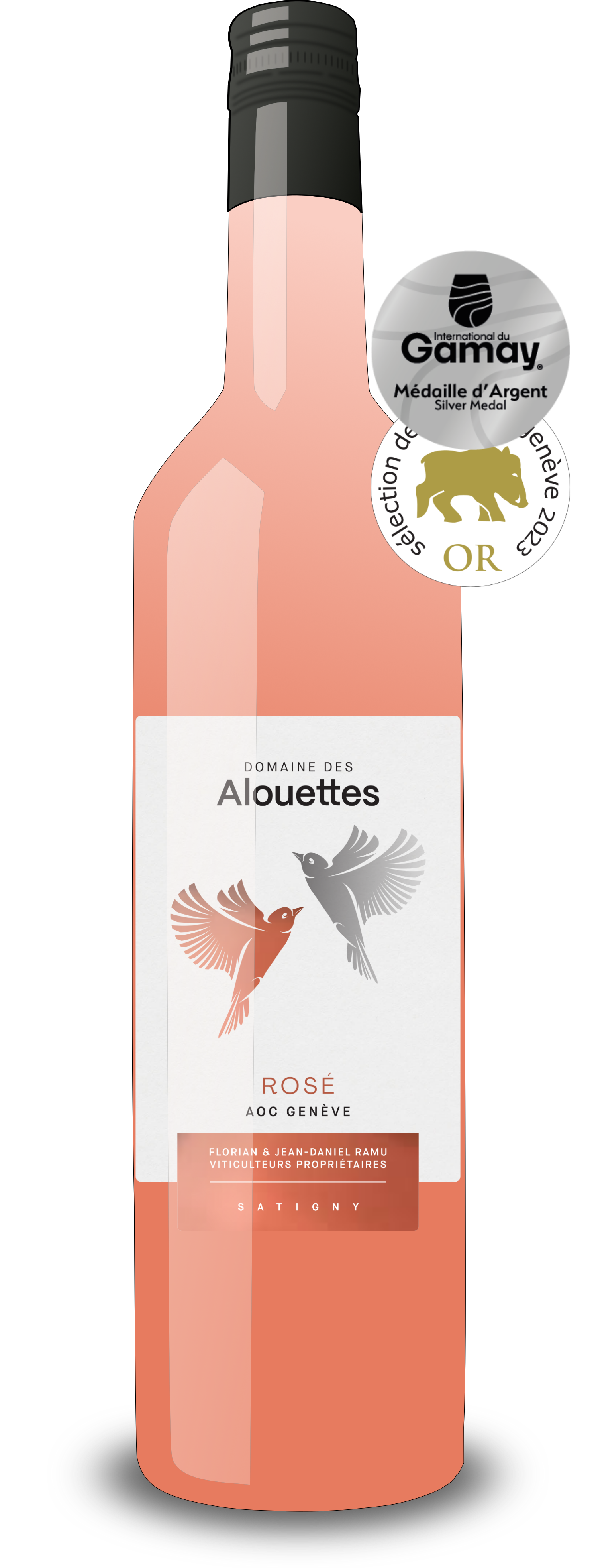 Rosé de Gamay 2022 | Domaine des Alouettes - 1242 Satigny